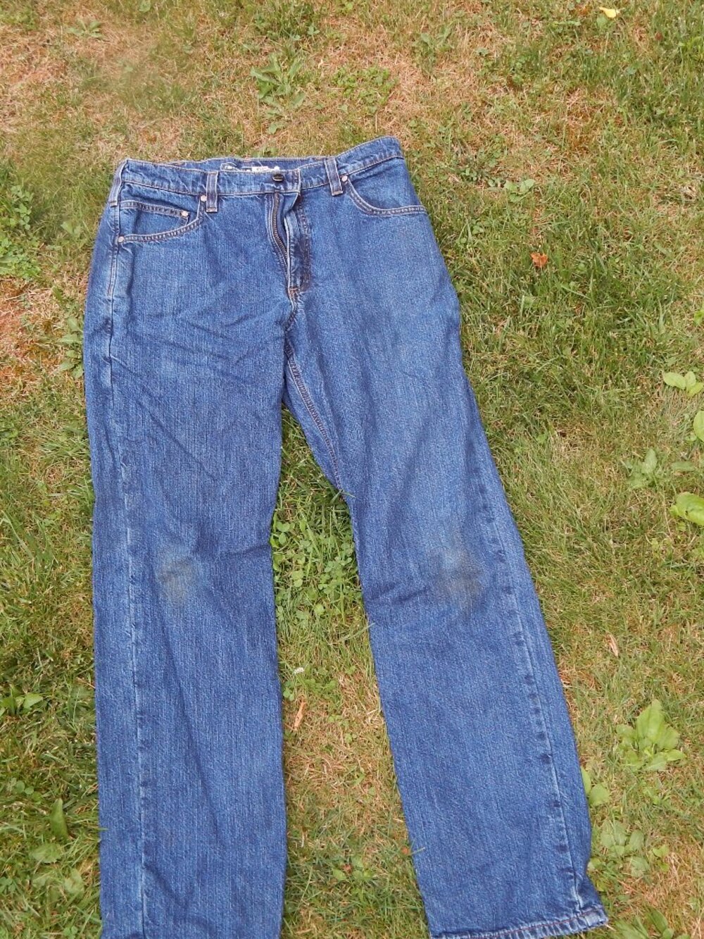 Carhartt Mens Lined Relaxed Fit Jeans Size 33X34